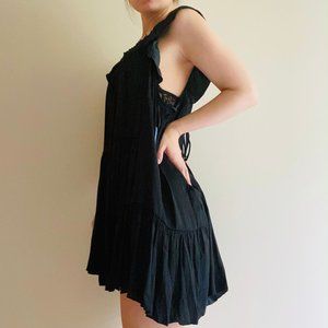 ✨NWT✨ Intimately Free People Black Satin Dress
